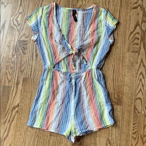 Urban Outfitters Other - Urban Outfitters rainbow romper